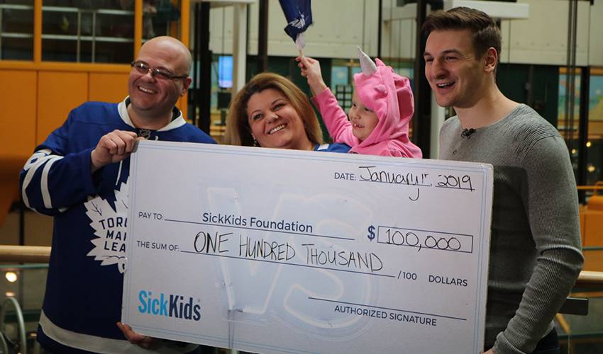 Little fanfare, big heart: Hyman continues to humbly support SickKids
