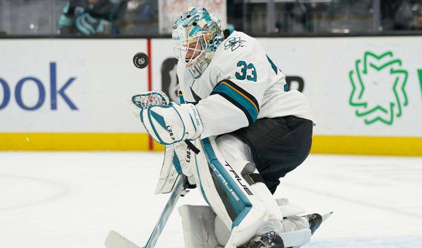 Sharks trade G Adin Hill to Vegas for 4th-round pick