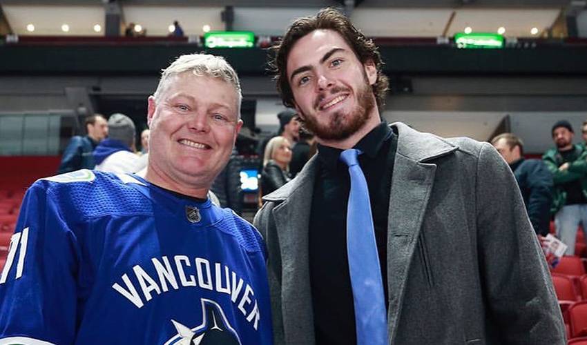 Zack MacEwen honouring his biggest fan