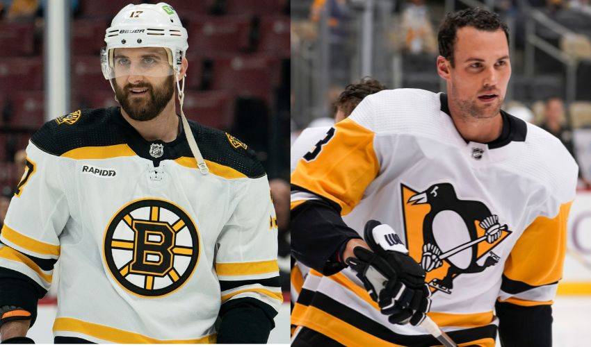 A Winter Classic veteran and first-timer – Foligno and Dumoulin gear up for fun at Fenway
