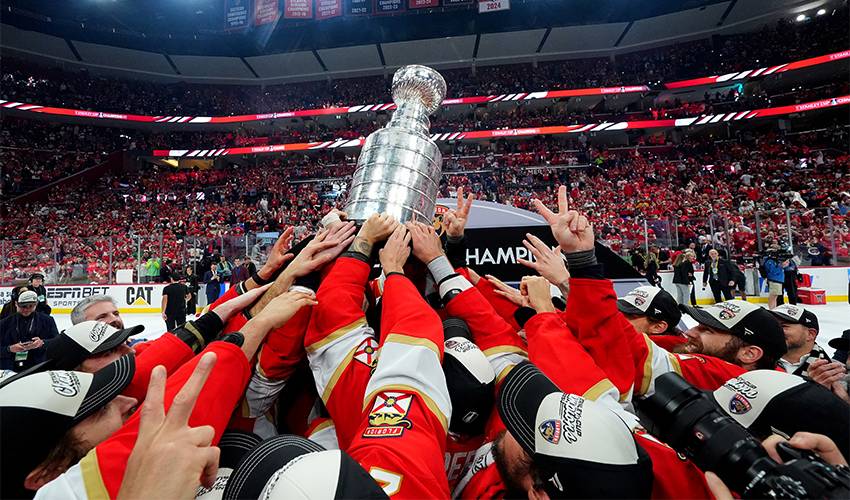 Back-to-back Cats: Panthers repeat as Stanley Cup champions by beating the Oilers in 6 games
