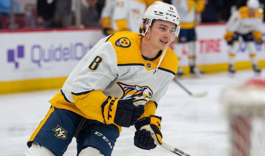 Cody Glass remains motivated by playoff aspirations after becoming a regular on the Predators roster