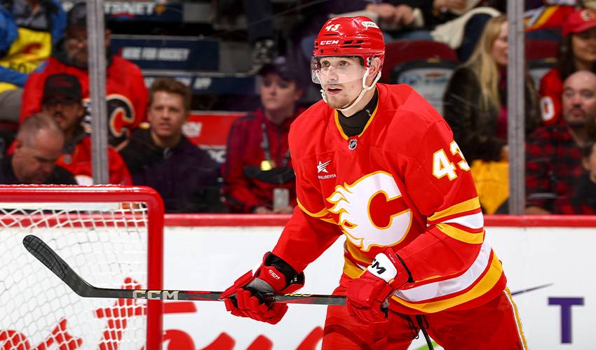 Forward Adam Klapka, Calgary Flames agree to two-year contract extension