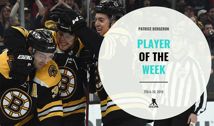 Player of the Week | Patrice Bergeron