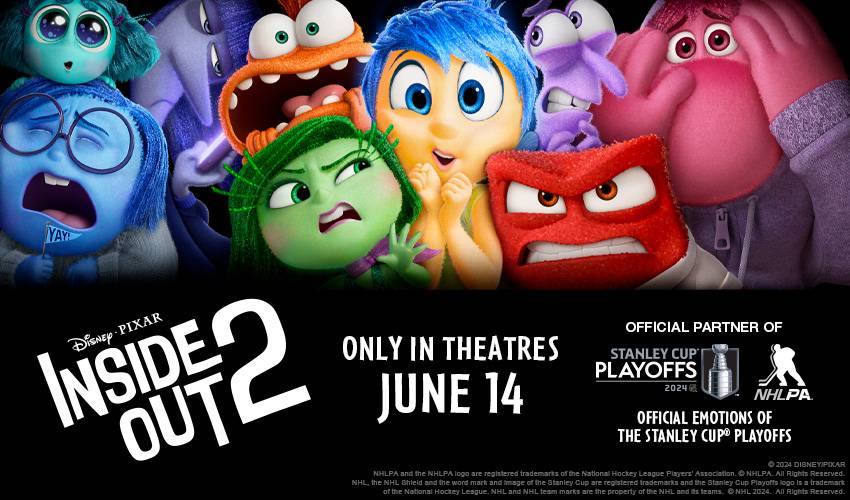 Disney and Pixar’s Inside Out 2 are now “the official emotions of the 2024 Stanley Cup Playoffs” in Canada