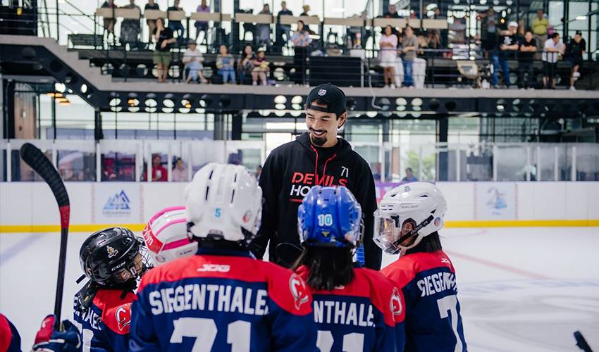 Siegenthaler fulfills a dream with hockey camp in Thailand