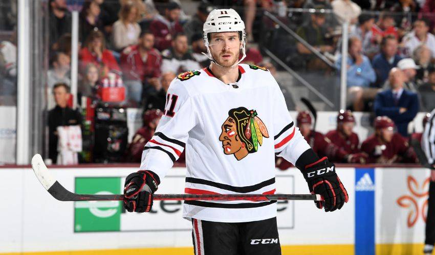 Following a career year, Taylor Raddysh is optimistic about his future with a young Blackhawks team