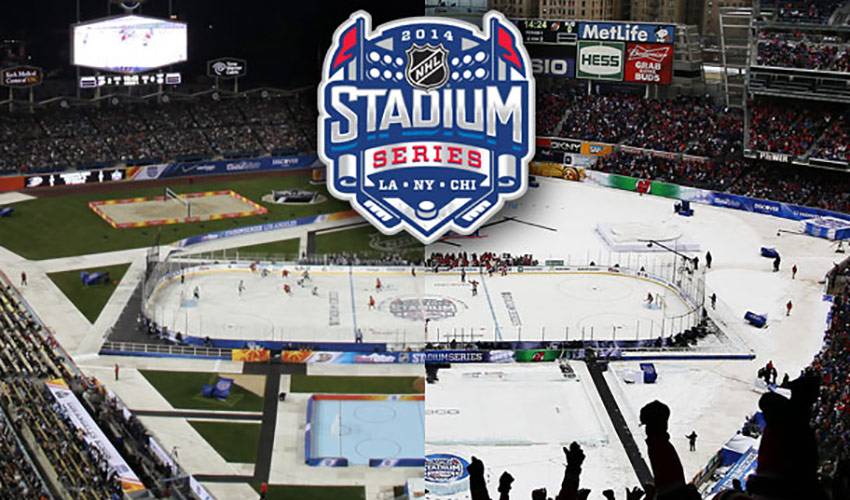 Here are My Pics from Last Nights Stadium Series Hockey Game at Dodger  Stadium