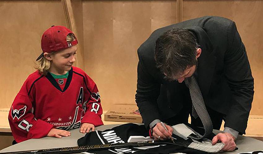 Ovechkin Organizes Meet-And-Greet With 8-Year-Old Super Fan