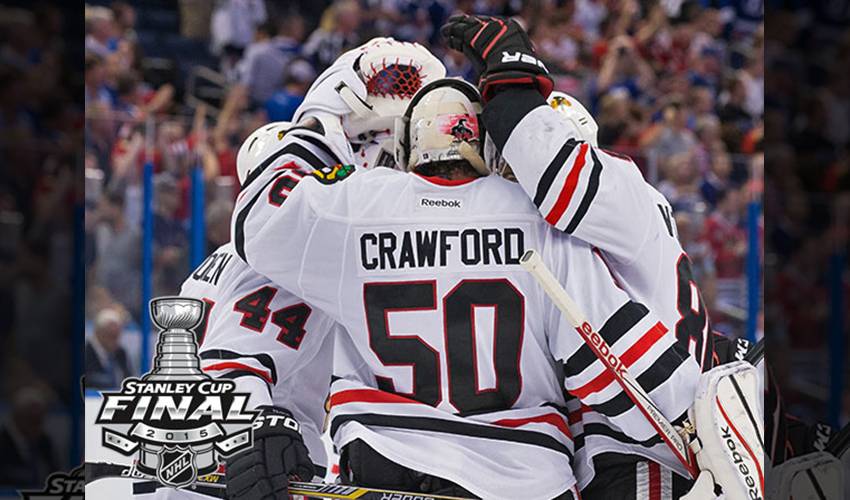 Blackhawks win Stanley Cup at home for first time in 77 years